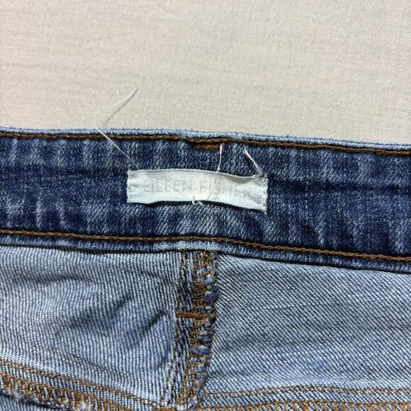 Eileen Fisher Denim Jeans Womens Medium M Dark Wash Straight Leg 32x28 - Picture 5 of 7